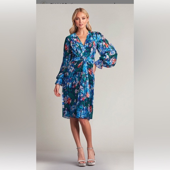 TADASHI SHOJI milo floral print dress size 16 - Picture 1 of 4